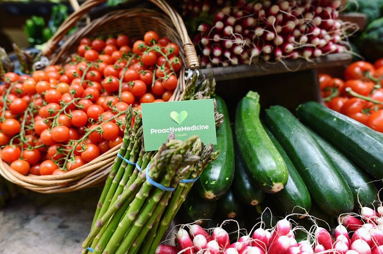 Picture of freshly picked fruits and vegetables