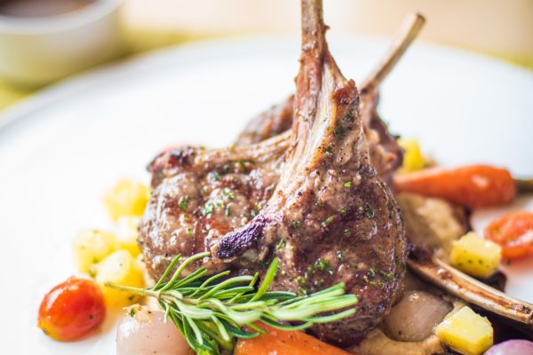 A plated healthy meal on a dining table